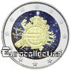 2 euro Slovenie 2012 - 10 ans de l'euro couleur 6