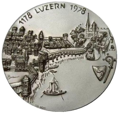 Medaille 1178 Luzern 1978 Suisse