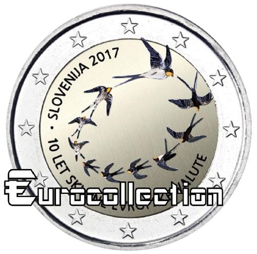 2 euro Slovenie 2017 Introduction Euro couleur 4