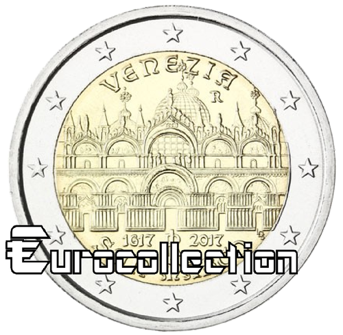 2 euro Italie 2017 Basilique San Marco