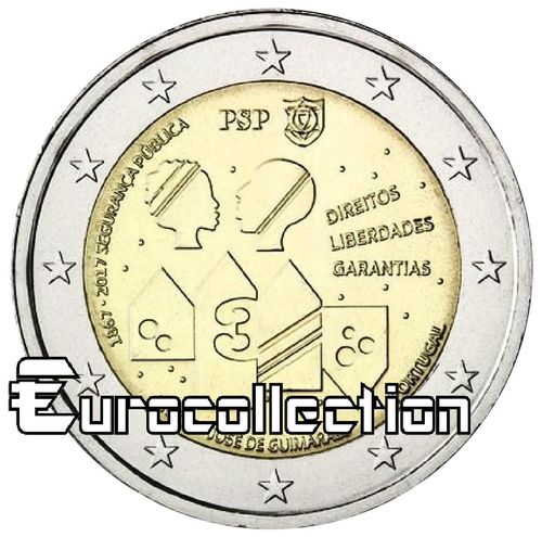2 euro Portugal 2017 Sécurité Publique