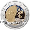 2 euro Estonie 2017 indépendance couleur 1