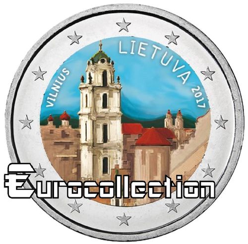 2 euro Lituanie 2017 Vilnius couleur 5