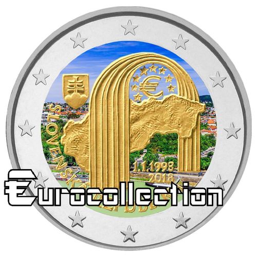 2 euro Slovaquie 2018 République couleur 1
