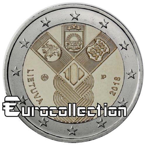 2 euro Lituanie 2018 Indépendance des Pays baltes