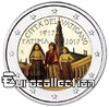 2 euro Vatican 2017 Apparition de Fatima couleur 1