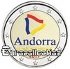 2 euro Andorre 2017 Pays des Pyrénées couleur 3