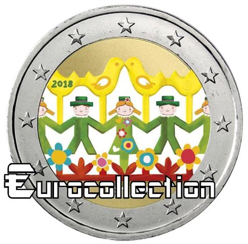 2 euro Lituanie 2018 Festival Chant et Dance couleur 1