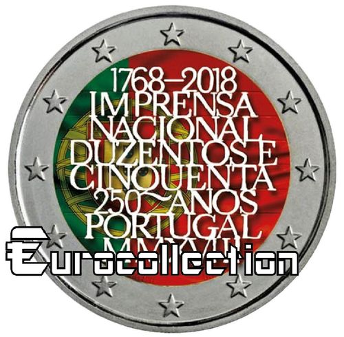 2 euro Portugal 2018 Imprimerie National couleur 1