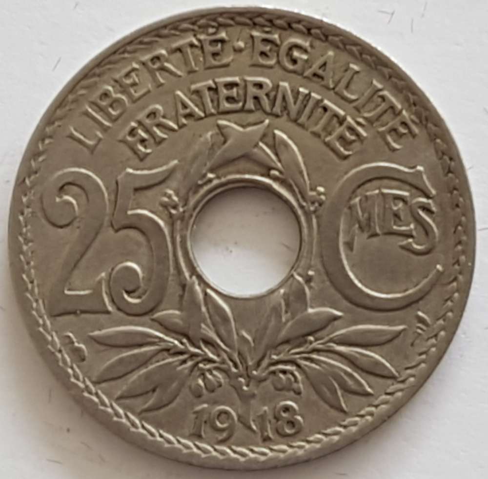 etat FRANCE  25 centimes  LINDAUER  1931