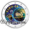 2 euro Belgique 2018 Satellite ESRO-2B couleur 1