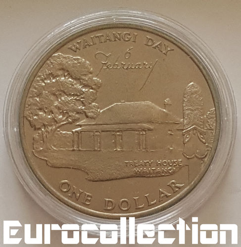 1 Dollar Nouvelle Zélande 1977 Accession Elisabeth II