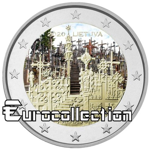 2 euro Lituanie 2020 Colline des Croix couleur 1