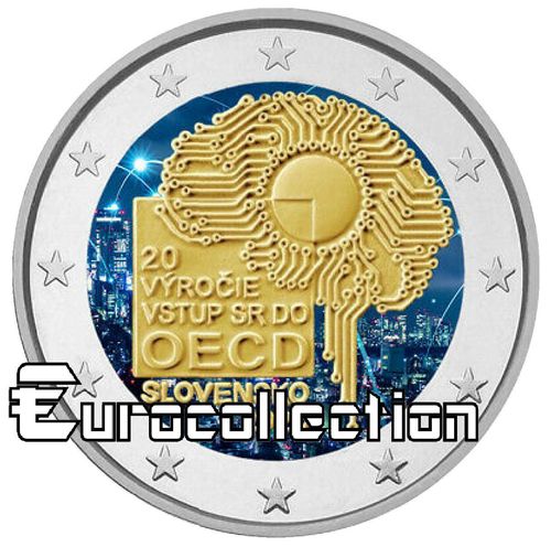 2 euro Slovaquie 2020 Adhésion O.C.D.E couleur 1