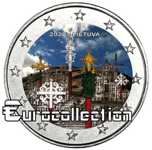 2 euro Lituanie 2020 Colline des Croix couleur 3