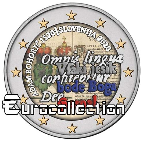 2 euro Slovenie 2020 Adam Bohoric couleur 5