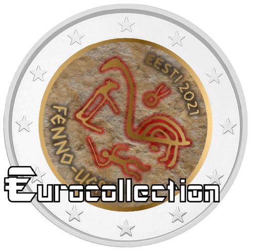 2 euro Estonie 2021 Peuples Finno-Ougriens couleur 1