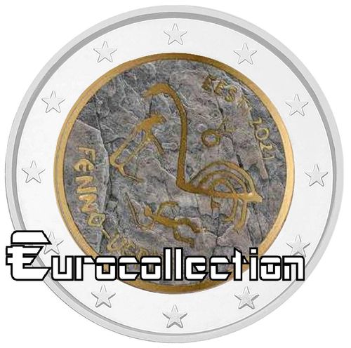 2 euro Estonie 2021 Peuples Finno-Ougriens couleur 2