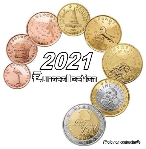 Serie euro Slovenie 2021