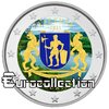 2 euro Lituanie 2021 Région Dzukija couleur 2