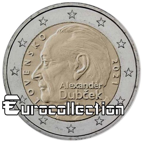 2 euro Slovaquie 2021 Alexander Dubcek