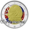 2 euro Slovaquie 2021 Alexander Dubcek couleur 2