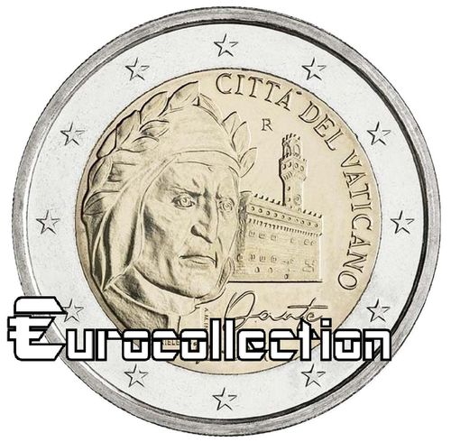 2 euro Vatican 2021 Dante Alighieri