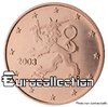 2 centimes Finlande Lion Héraldique