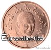 2 centimes Vatican Benoit XVI