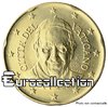 20 centimes Vatican Pape François
