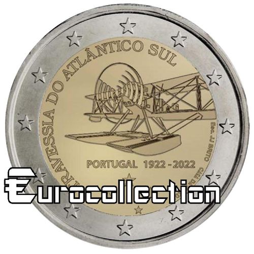 2 euro Portugal 2022 Traversée de l’Atlantique