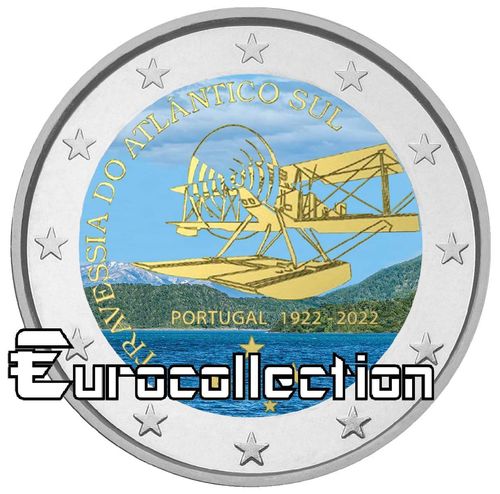 2 euro Portugal 2022 Traversée de l’Atlantique couleur 1