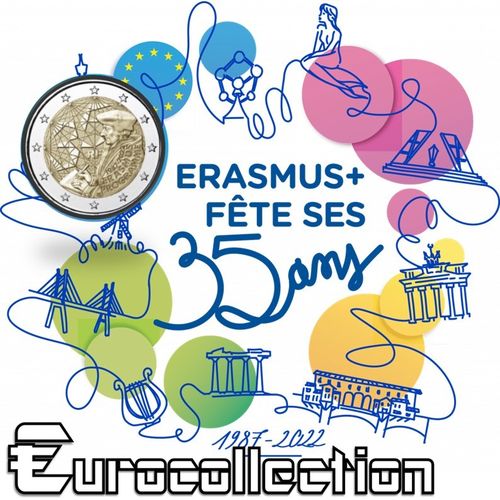 2 euro 35 ans du Programme Erasmus