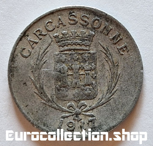 10 centimes 1917 Union des commercants Carcassonne