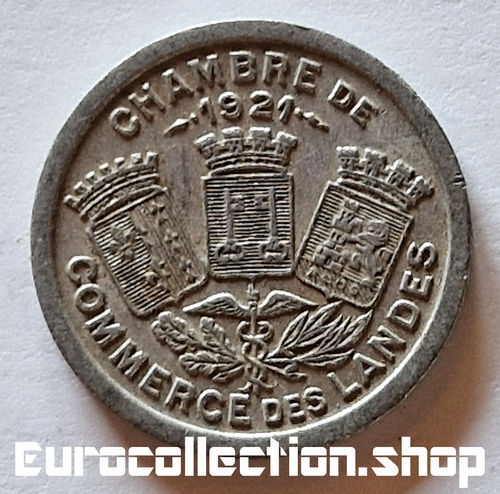 5 centimes 1921 Chambre de commerce des Landes