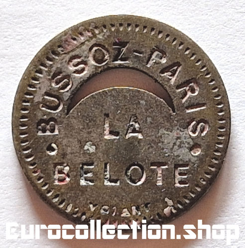 50 centimes - La Belote - Bussoz Paris