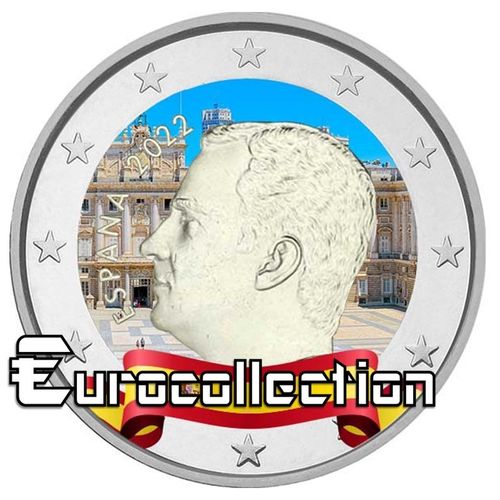 2 euro Espagne 2022 Prince Felipe VI couleur 1