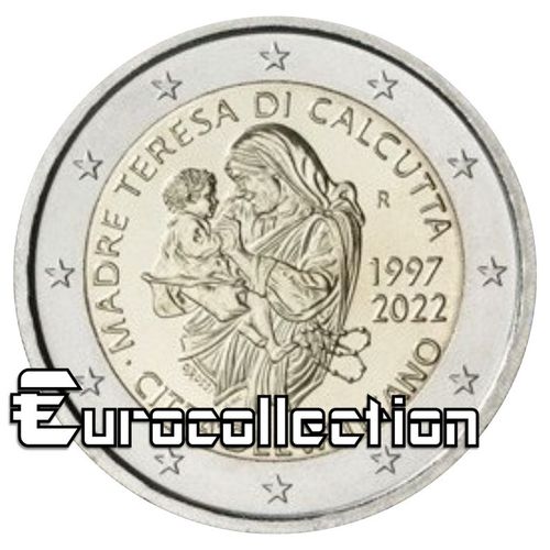 2 euro Vatican 2022 Mère Teresa