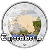 2 euro Estonie 2018 Carte de l’Estonie couleur 1