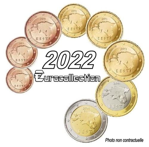 Serie euro Estonie 2022
