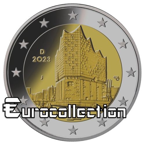 2 euro Allemagne 2023 Philharmonie de l’Elbe