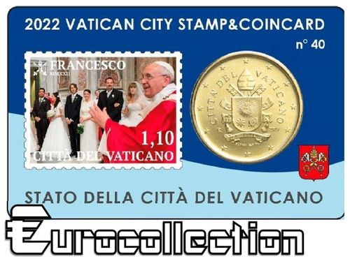 Coincard  Vatican 2022 Pape François N°40