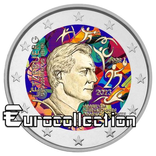 2 euro Luxembourg 2023 Comité Olympique couleur 3