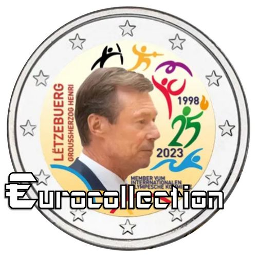 2 euro Luxembourg 2023 Comité Olympique couleur 5
