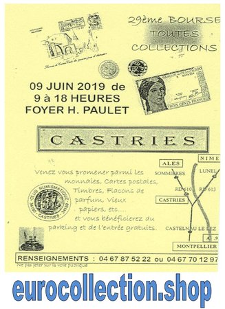 Castries Bourse Numismatique et toutes collections 9 juin 2019\\n\\n27/02/2019 14:08