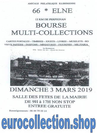 Elne Bourse Numismatique et Multi-collections 3 mars 2019 Eurocollection\\n\\n15/12/2018 15:33