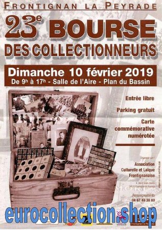 Frontignan Bourse des Collectionneurs , Numismatique 9 février 2019 Eurocollection\\n\\n09/02/2019 16:33