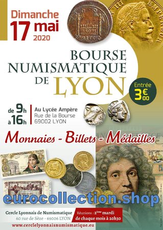 Lyon Bourse Numismatique 17 mai 2020\\n\\n04/02/2020 08:28