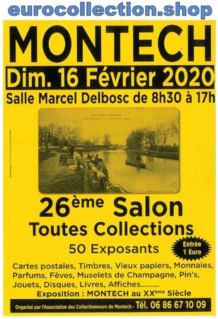 Montech 16 février 2020 - 26ème Journée toutes collections - Salle Marcel Delbosc\\n\\n11/02/2020 08:58